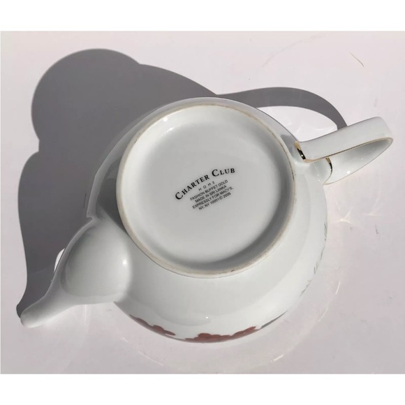 CHARTER CLUB HOME FASHION BUFFET GOLD TEAPOT & LID 2006 "CHRISTMAS"ps2 - Picture 10 of 12